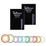 カラコン TeAmo マンスリー 2枚セット 【度あり 度なし】 14.5mm レネルグリーン 1month_-2.25