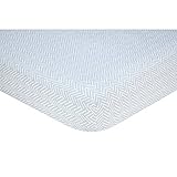 Happy Chic Baby by Jonathan Adler Crib Sheet - Emma Collection Grey/White Geoprint 52 x 28 x 8 [並行輸入