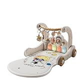 ベビージム プレイマット 赤ちゃん 玩具 新生児プレイマット 新生児音楽フィットネス ファッションおもちゃ 室内遊具 知育玩具 ベビーおもちゃ 幼児おもちゃ 赤ちゃん 感覚刺激 出産準備 出産祝い 誕生日プレ (ホワイト)