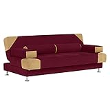 arne ソファー 2人掛け リクライニング クッション付き Quarter 【プラムベース×ベージュ】