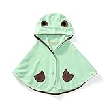Burning Go カーディガン ポンチョ 子供服 キッズ ベビー マント 女の子 男の子 帽子付き 春秋 出産祝い 紫外線 空調 防寒 対策
