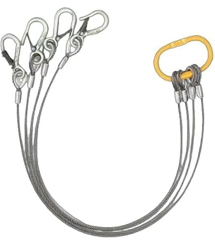 Amazon | 玉掛策 径12mm 長さ1m 使用荷重3.2t 4点吊 ワイヤー Amazon | 玉掛策 径12mm 長さ1m 使用荷重3.2t 4点吊 ワイヤー