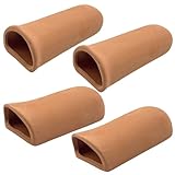 TIGRE BLANC 産卵筒 産卵床 産卵 隠れ家 土管 水槽 シェルター プレコ ザリガニ エビ イモリ めだか 金魚 熱帯魚 魚 茶色A 2個 茶色B 2個