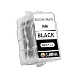 キャノン 用 互換 詰め替えインク BC-365+BC-345+BC-310/(BK/顔料ブラック) 対応：TS3530/TS3130/TS3130S/TS3330/TS203/TR4530/MP493/MP280/MP490/MP480/MP270/MX420/MX350/iP2700(1PK)-1XLBK)