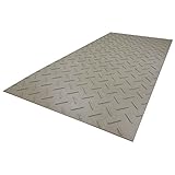 工事用 樹脂製 敷板 Diban 片凸 3x6 910x1820x13 茶 農業 工場 国内生産 ウッドプラスチックT 代不