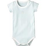 コンビミニ 半袖ボディTシャツ(ミジンボーダー) 90 ミントグリーン