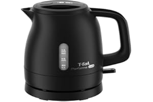 【オンライン限定】ティファール 電気ケトル 0.8L シンプル 転倒お湯もれロック 省スチーム設計 「パフォーマ ロック ブラック」 軽量コンパクト KO1618JP