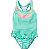 Carter's(カーターズ) カーターズフローラルフリンジスイムスーツ グリーン 水着 12ヶ月【並行輸入】