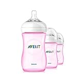 Philips AVENT Natural Bottle Set 3PK - 9oz (Girl) by Philips AVENT