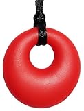 Teething Relief Silicone Pendant Necklace for Mothers - BPA Free, Non Toxic Gum Massager - Drooling 