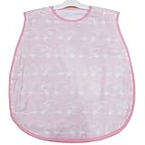 サンデシカ スリーパー(肩ボタン)【日本製】ガーゼ&パイル ひつじ ピンク 6652-0012-01