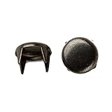1001 Spot Nailhead, Size 20, Solid Brass, Black Nickel Finish, 500 pieces per pack [並行輸入品]