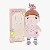 人気の　Metoo (ミートゥー） フワフワ　キュートすぎる ベビーちゃん　ぬいぐるみ 14インチ''+ギフトバッグ (ピンク)