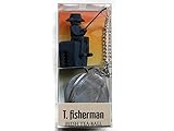 ダルトン(Dulton) ボール茶こし ティーインフューザー T・フィッシャーマン グレー TEA INFUSER T.FISHERMAN GY 46738GY 釣り人 : 高さ55×幅22mm、ストレーナー : 直径50mm、チェーン : 長さ100mm