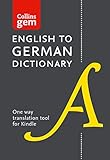 Cover of Collins English to German (One Way) Gem Dictionary: Trusted support for learning (Collins Gem)