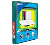 BAZIC 1/2 Green 3-Ring View Binder w/ 2-Pockets [並行輸入品]