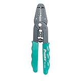 SRI SHOP Pro′sKit 8PK-3161 ストリッパー 圧着ペンチ 切断・皮むき 圧着工具 (0.9~5.5mm2) 低炭素鋼、精密フライス盤、精密サイズ　Pvcビニール滑り止めハンドル