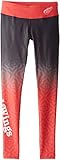 NHL Detroit Red Wingsレディースグラデーションプリントレギンス、赤、スモール