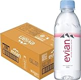 伊藤園 evian エビアン PET 330ml ナチュラル ミネラルウォーター 硬水 フランス産 正規輸入品 水 天然水 防災 備蓄【商標登録番号 第6585805】 (48個)