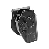 ライラクス(LayLax) [グロック 用 CQCホルスター][右用][ブラック]GLOCK G17 G18 G19 ポリマー製 ワンタッチ着脱 角度調整