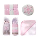 Tadpoles Hooded Towel Gift Set, Pink, One Size, 5 Piece by Tadpoles [並行輸入品]