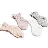 BIANHUAN キッズ 子供 靴下 ソックス お姫様 4足 セット 春 秋 カラフル 女の子 くつした 男の子 滑り止め付き 柔らかい (Ｍ:2-4歳の子供にお勧め)