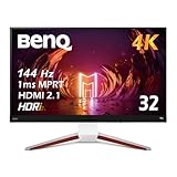 BenQ MOBIUZ EX3210U ゲーミングモニター (31.5型/4K/IPS/144Hz/PS5対応/2.1chスピーカー/マイク