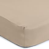 Sealy Therma-Fresh Moisture Wicking Crib Sheet, Mocha Beige by Sealy [並行輸入品]