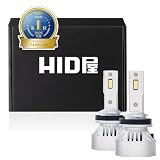 HID屋 H8 H11 H16 輸入車用 LED ヘッドライト フォグランプ 49600cd(カンデラ) ホワイト 6500K ワーニング キャンセラー 内蔵 車検対応 2本1セット WCシリーズ