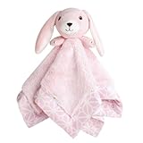 CoCaLo Mix & Match Fur/Matte Satin Security Blanket, Bunny/Pink by Cocalo
