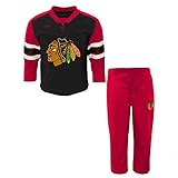 NHL幼児用Blackhawks MVPパンツセット ブラック