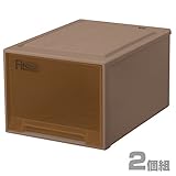 天馬(Tenma) フィッツケース L-53 ブラウン 【2個組】