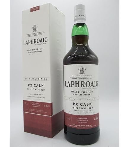 Amazon.co.jp: ラフロイグ PX カスク 1000ml 48度 [並行輸入品] : 食品