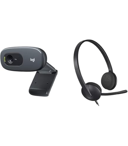Amazon.co.jp: ロジクール Webカメラ フルHD 1080p 3.5㎜ ヘッドセット