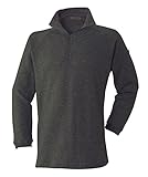 裏フリースジップアップ 52．チャコールグレー M