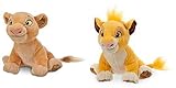 Simba Plush and Nala Plush The Lion King - Mini Bean Bag - 7'' [並行輸入品]