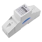 XCSOURCE　6桁　ディスプレイ　KWHエネルギーメーター　10（40）A　220V　50HZ　1相2線式ディンレール　KWHワット時間ディンレールエネルギーメーター　TE556