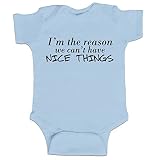 I ' m The Reason WeできないHave Nice Things Funny Baby Boyボディスーツ幼児 カラー: ブルー