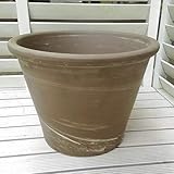 植木鉢 イタリア製 デュオグラファイトバッサム (31cm) 陶器製 デローマ社 素焼き鉢 園芸 ガーデニング *Italian Terracotta*deroma 陶器鉢 プランター