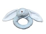 【並行輸入】angel dear Ring Rattle Blue Floppy Ear Bunny　エンジェルディア　リングがらがら　うさぎブルー