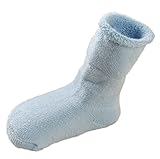 (ビグッド) Bigood かわいい ベビー 赤ちゃん ふわふわ ソックス 靴下 ルームソックス カジュアル ソックス 靴下 新生児 保温ソックス 出産祝い（ブルー）