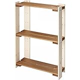 ●（Relax）ミニラック３段（ＴＮＭＭＲ−３ＷＨＢＲ）/送料無料