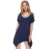 サクララ（Sakulala) レディース Ｔシャツ トップス カットソー 上着 不規則裾 綿麻 文芸風 ラウンド 大きいサイズ 無地 春 夏 おしゃれ ゆったり カジュアル 通勤