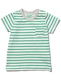 (コドモビームス) こども ビームス / “Daily Cut ” ベビーボーダー 半袖Tシャツ (70～80cm) 55040487491 70 GREEN