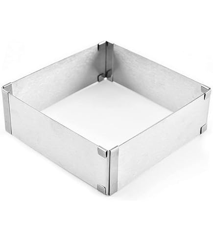Amazon｜タルトリング 10cm 四角 正方形 浅型正角セルクル