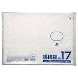 クラフトマン:規格袋　17号　ヨコ360×タテ500×厚み0．03mm　HKT－089　1パック（100枚） 6167059