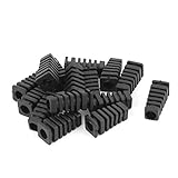 XDiscount ケーブルスリーブホース　コアプロテクターリリーフブート　ケーブルプロテクタ　ブラック　15個入り