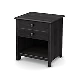 South Shore Little Smileys 1-Drawer Nightstand, Gray Oak [並行輸入品]