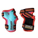 ラングスジャパン(RANGS) ラングスプロテクター リストガード ピンクブルー 手首約13.6-16.5cm CE認証取得