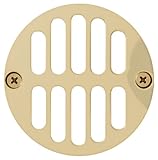 Ldr 502 5200pb 2インチシャワー排水グリルをネジ、Polished Brass